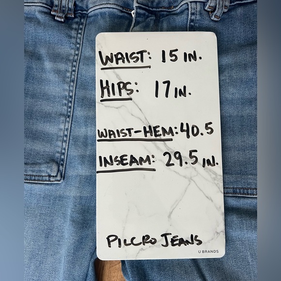 Pilcro The Icon Flare Jeans SIZE 32 - Picture 9 of 9